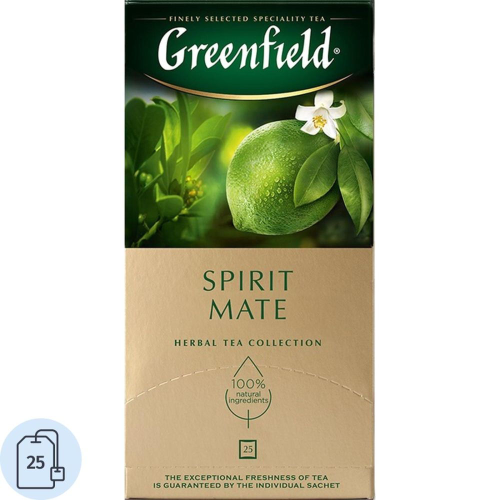 Чай Greenfield Spirit Mate, травяной 25 пакетиков