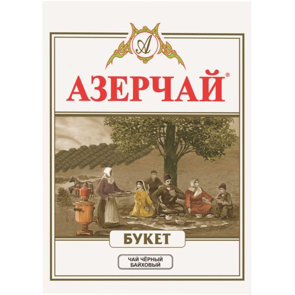 Чай Азерчай Букет черный 200г