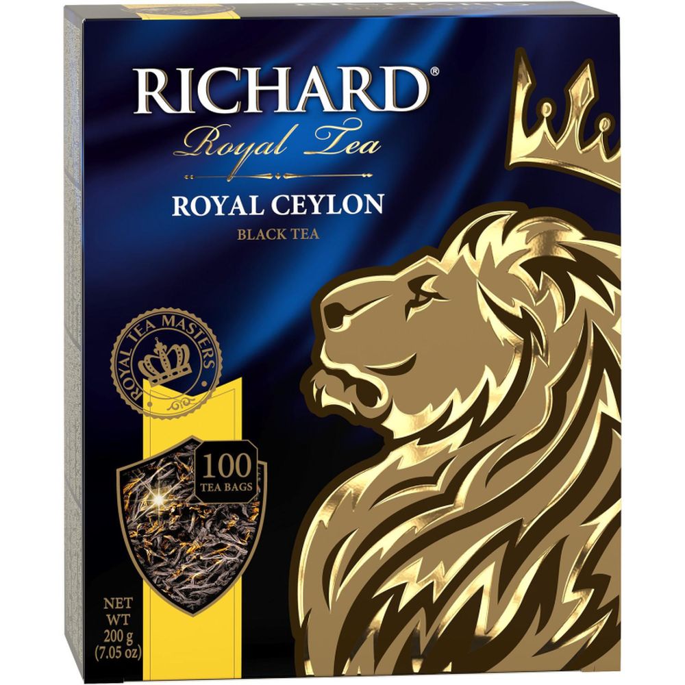Чай Richard Royal Ceylon черный сашет 2гx100пак