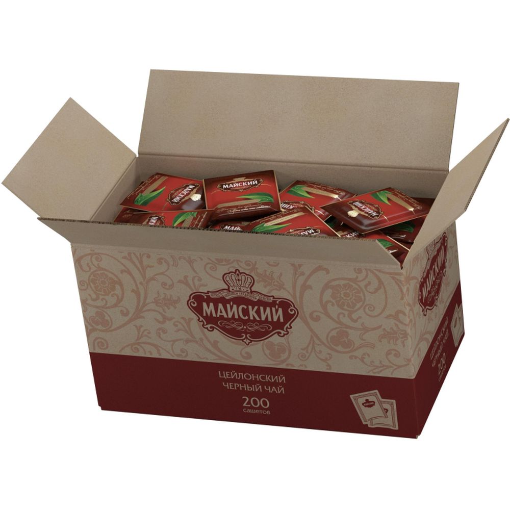 Чай Майский черный сашет 2гx200пак
