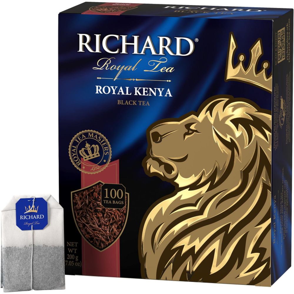 Чай Richard Royal Kenya черный, 100 пак