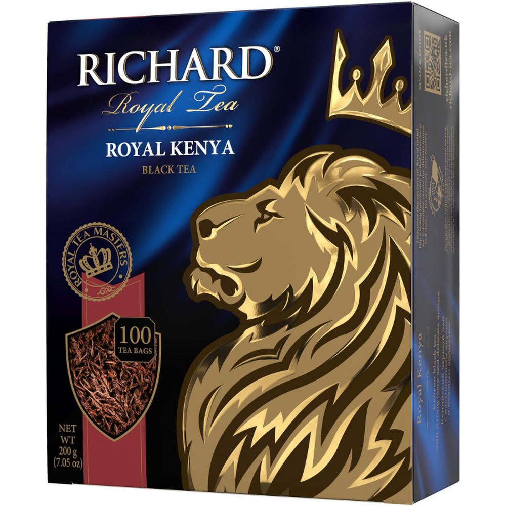 Чай Richard Royal Kenya черный, 100 пак
