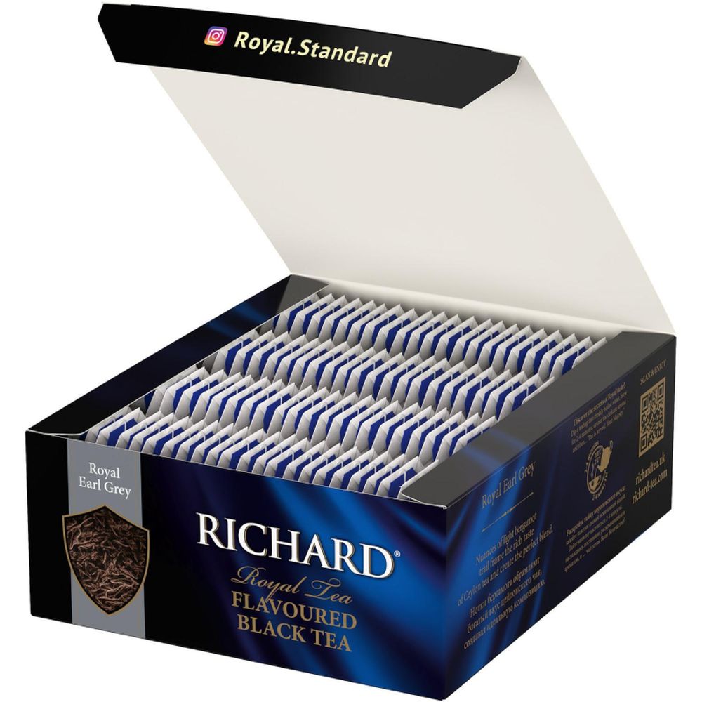 Чай Richard Royal Earl Grey черный, 100 пак