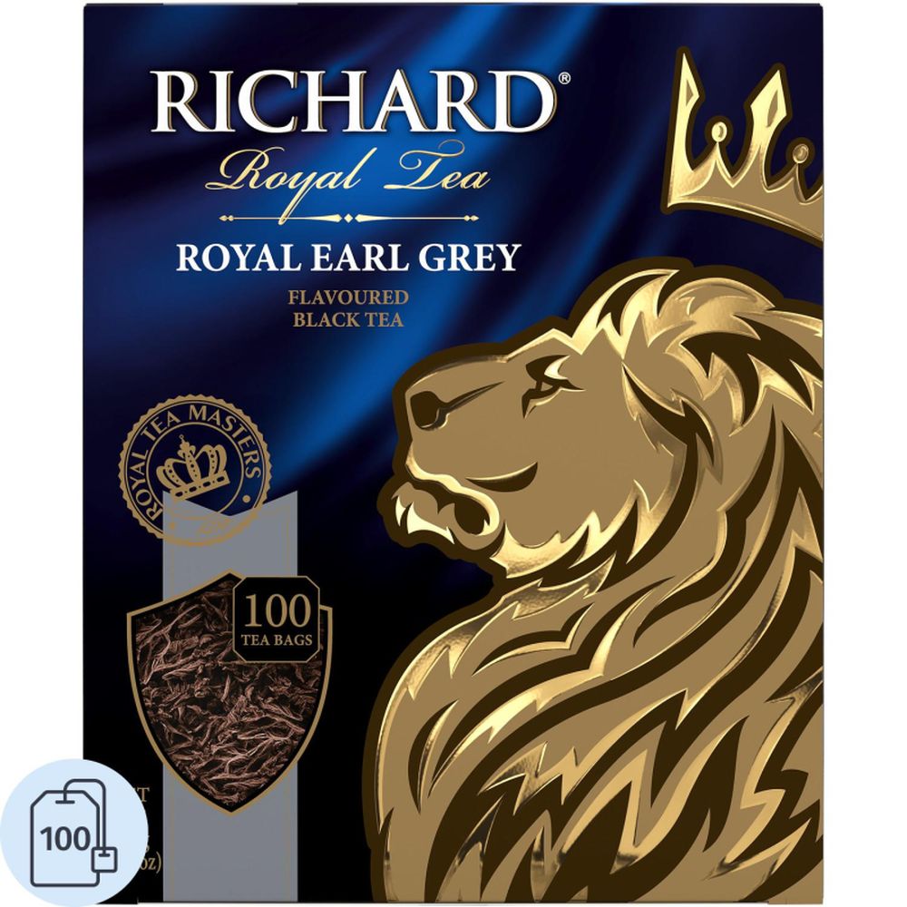 Чай Richard Royal Earl Grey черный, 100 пак