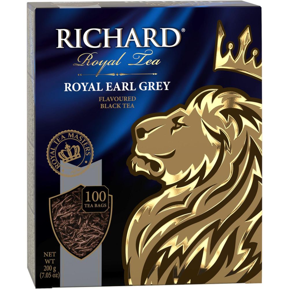 Чай Richard Royal Earl Grey черный, 100 пак