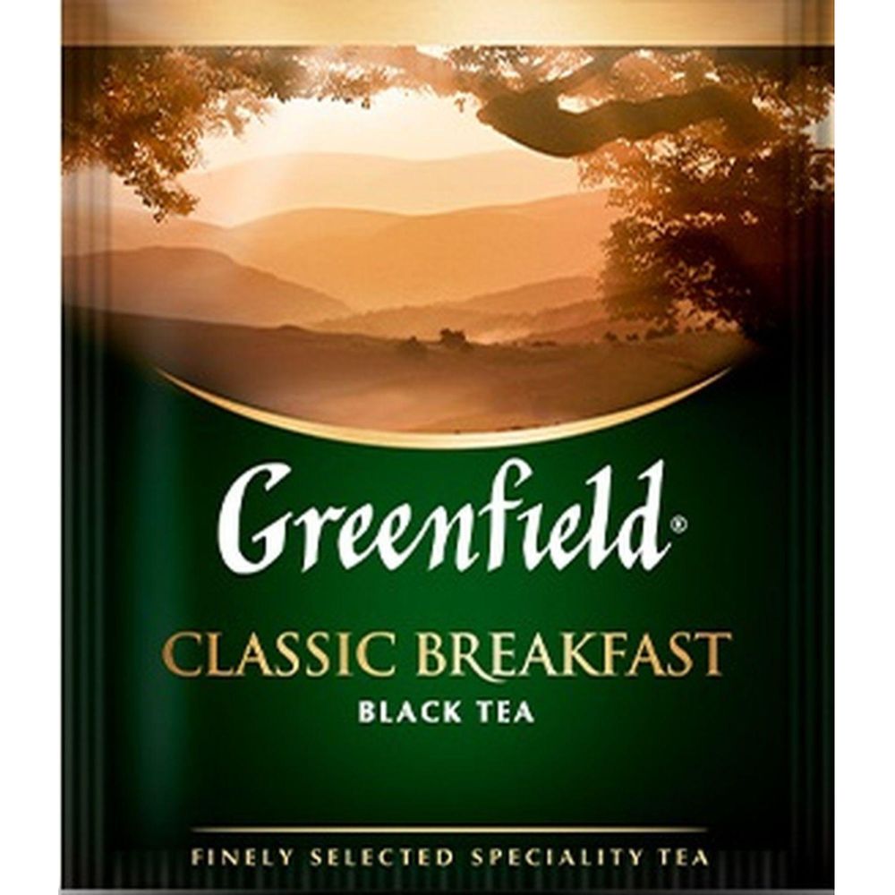 Чай Greenfield Classic Breakfast, черный, 25 пак/уп