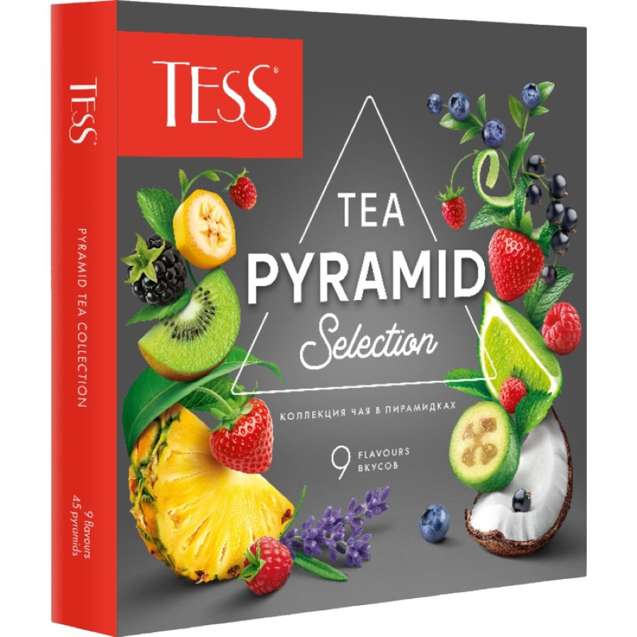 Чай Tess набор чая 9 видов, 1уп/45пак 