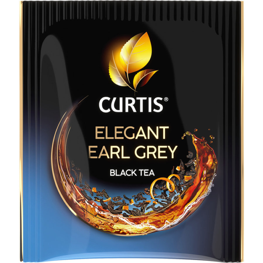 Чай Curtis черный Elegant Earl Grey,ароматизированный,мелкий лист, 25шт/уп