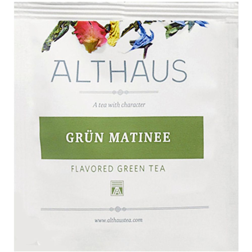Чай Althaus Grun Matinee Pyra-Pack 15пак х 2,75г