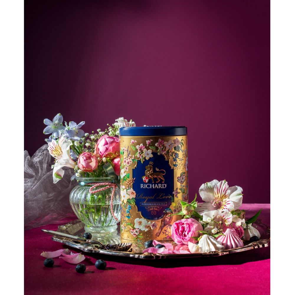 Чай Richard Royal Love черный, крупнолистовой,аромат., 80г
