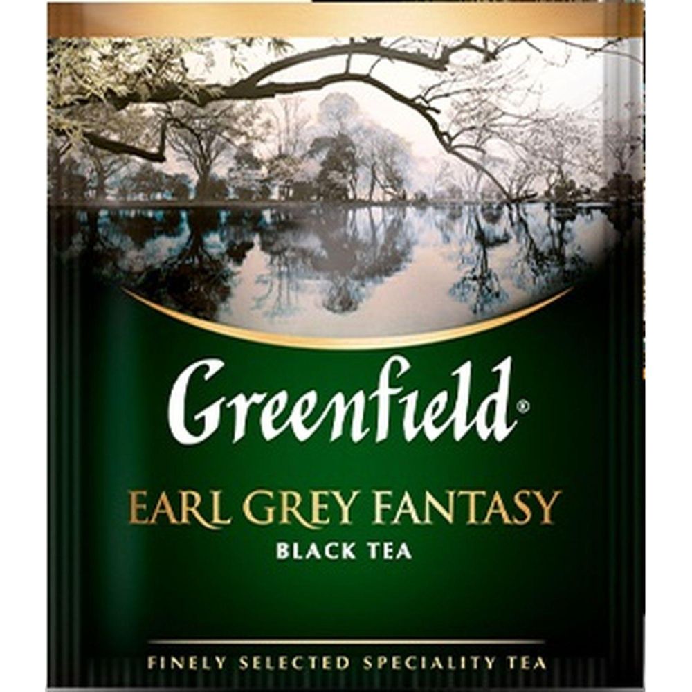 Чай Greenfield Earl Grey Fantasy, черный, 100пак/уп