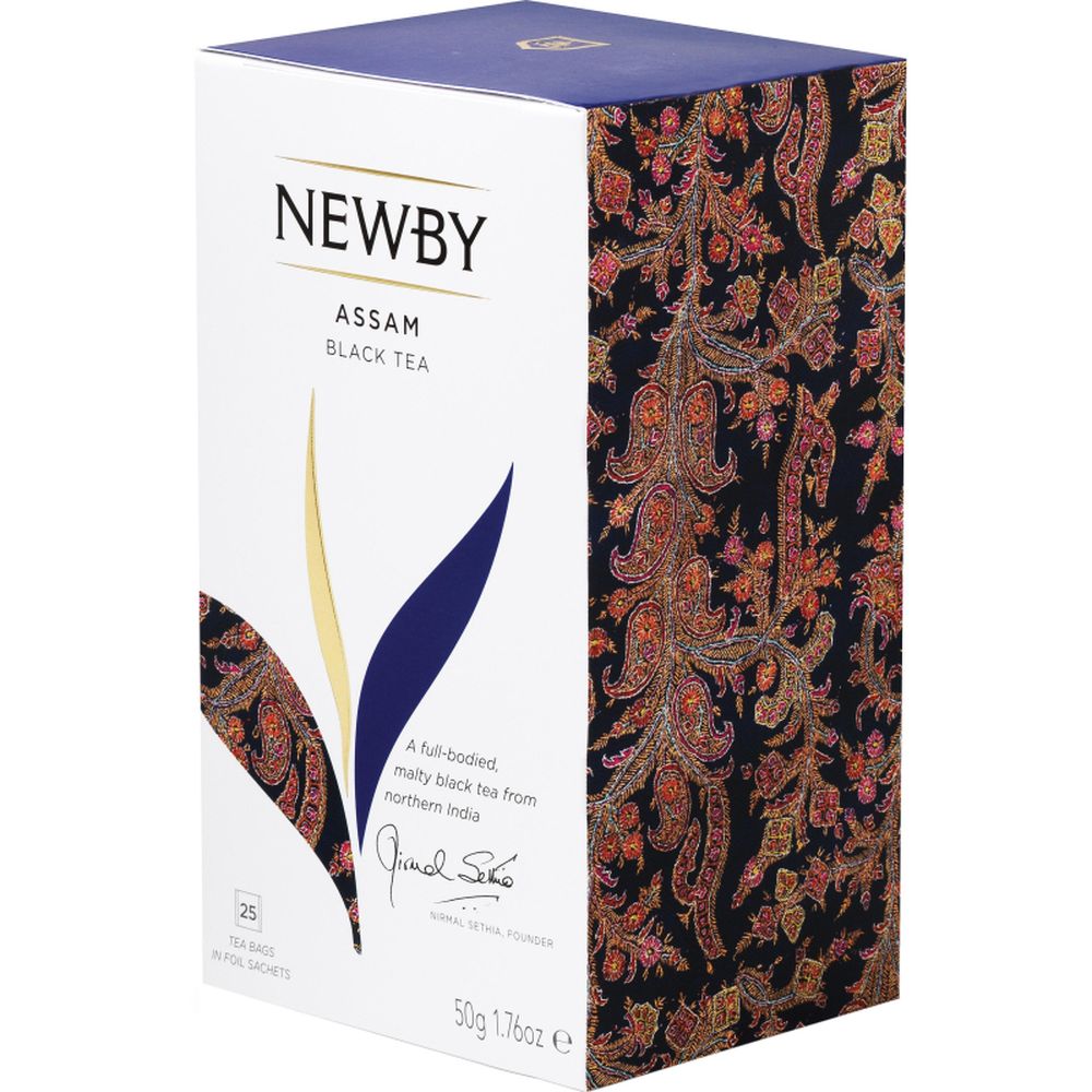 Чай Newby Ассам черный 25 пакетиков