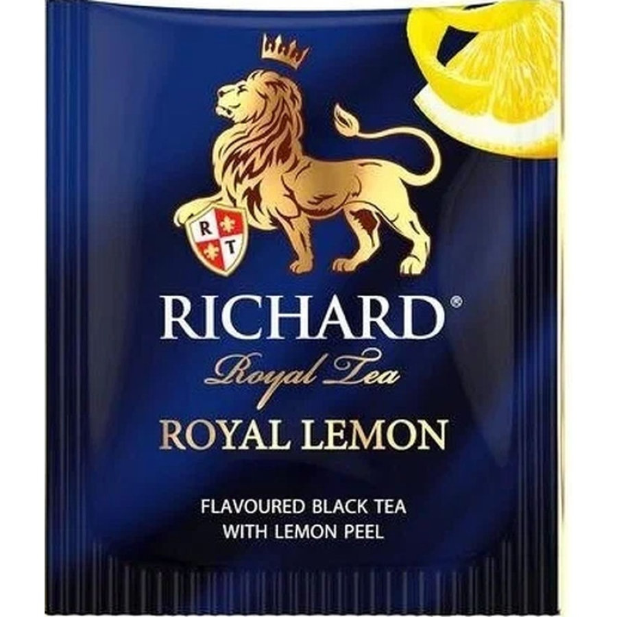 Чай Richard Royal Lemon черный,ароматизированный, 25шт/уп