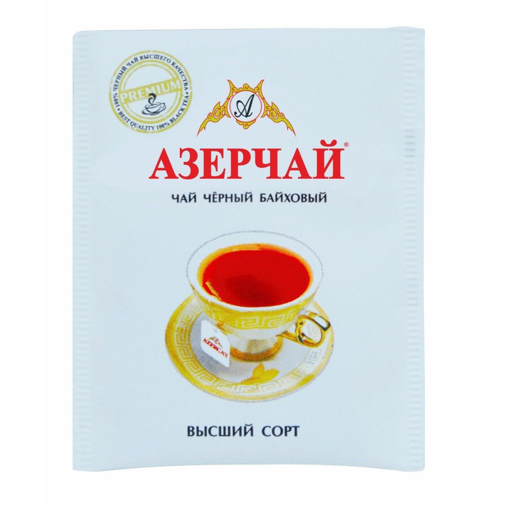 Чай Азерчай Премиум чай черный в пакетиках сашетах, 25 шт 166573