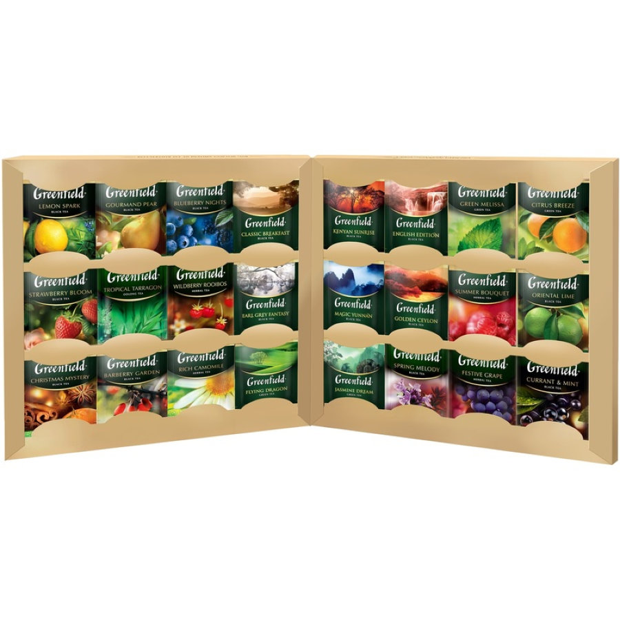 Чай Greenfield Premium Tea Collecton 24 сорта, 96пак 1782-08