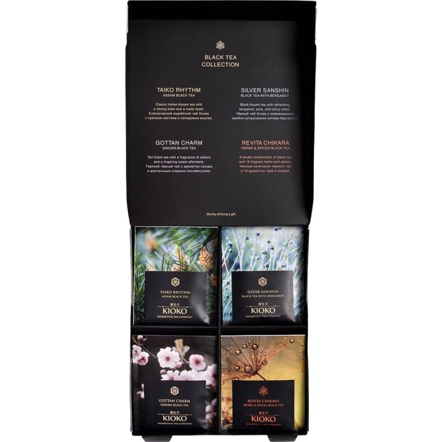Чай KIOKO BLACK TEA COLLECTION черный, 40шт/уп