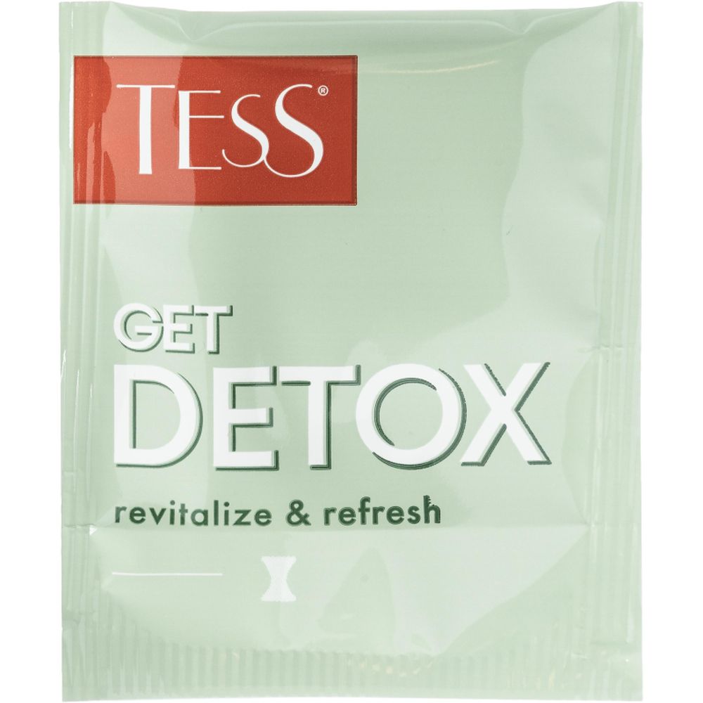Чай Tess Get Detox зеленый с добавками, 1,5гх20шт/уп