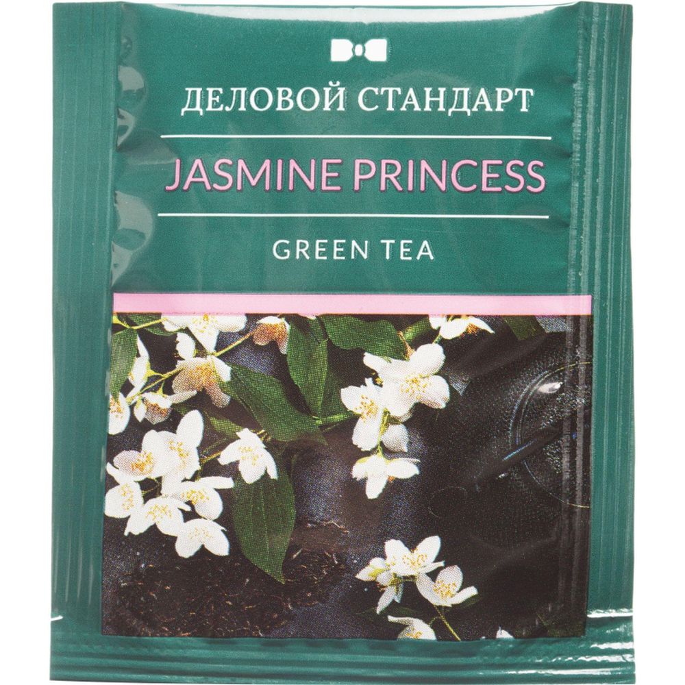 Чай Деловой Стандарт Jasmine princess зеленый с жасмин. 100 пакx2гр