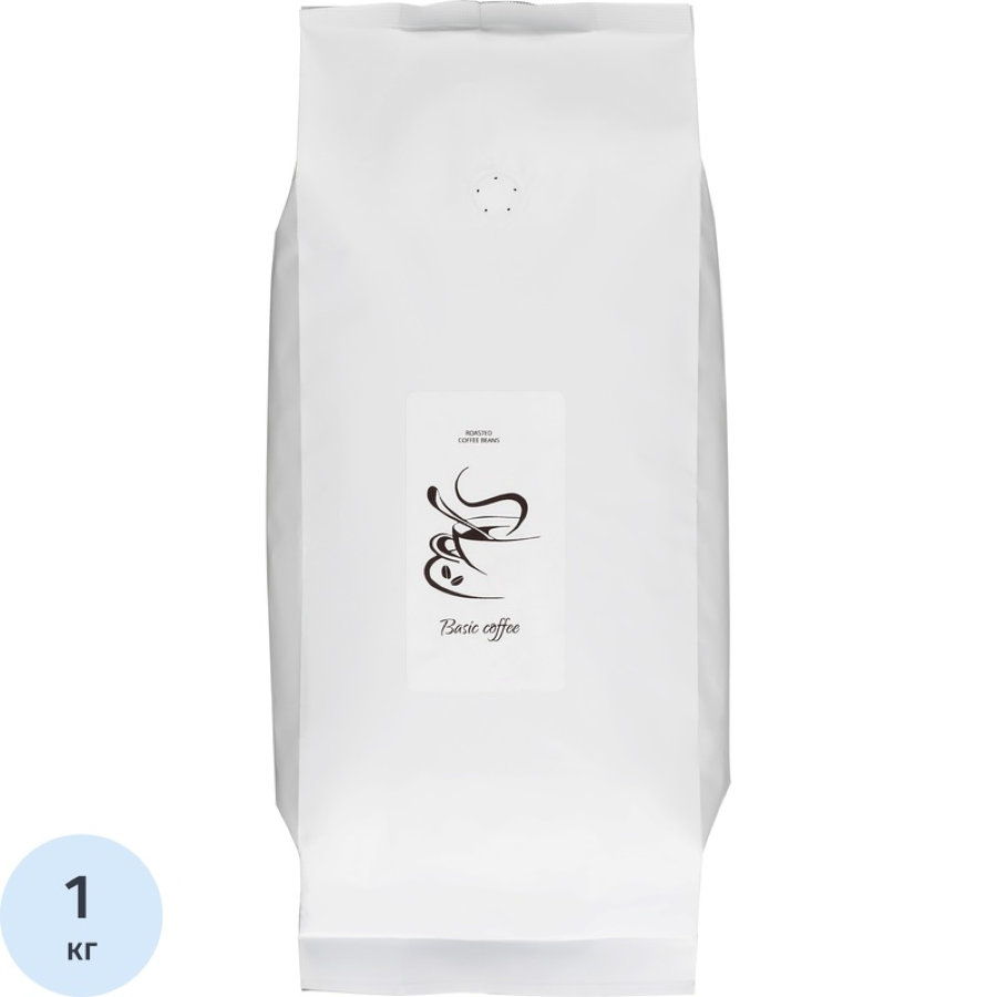 Кофе в зернах Basic coffee 1 кг (пакет)