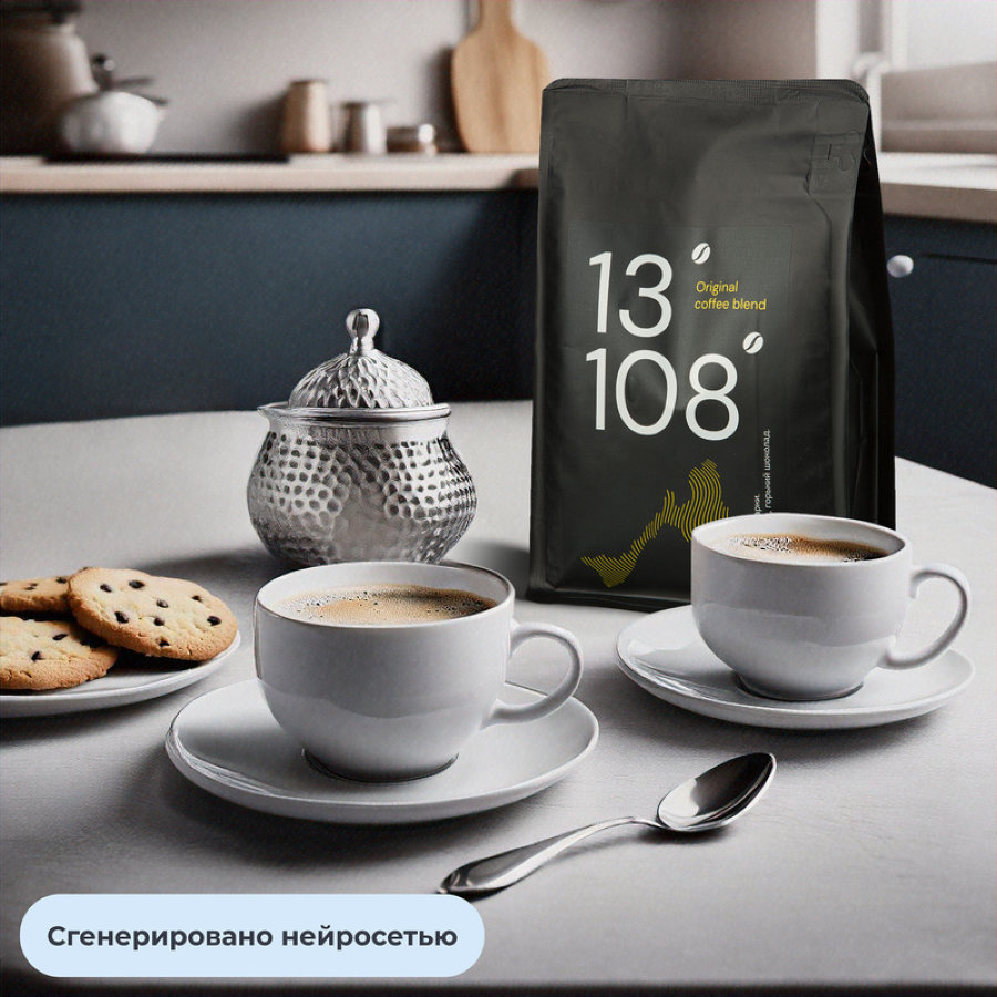 Кофе в зёрнах Деловой стандарт 13/108 Original coffee blend 250 г (пакет)