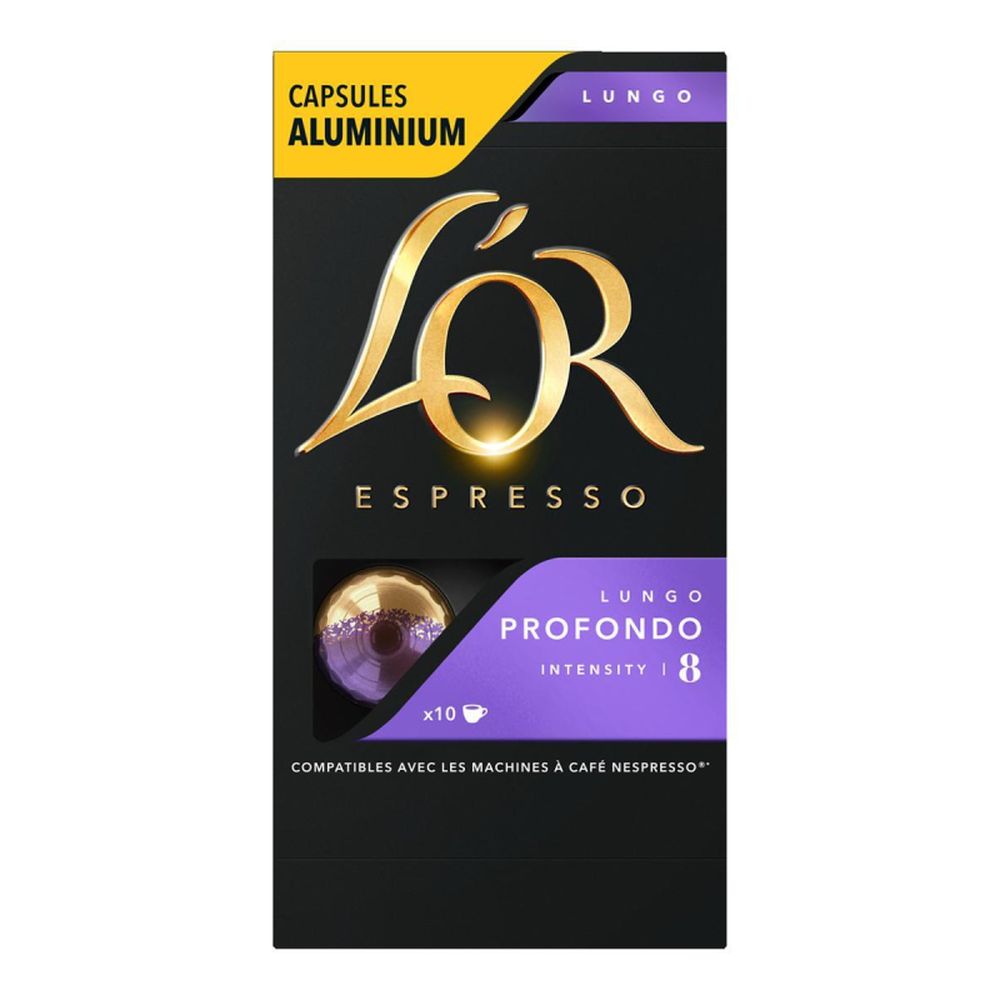 Кофе в капсулах L OR Espresso Lungo Profondo, 10шт/уп
