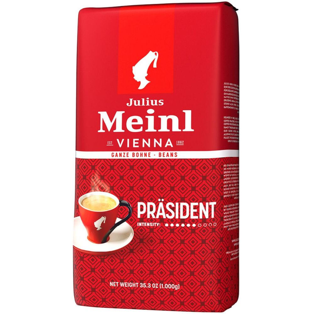 Кофе Julius Meinl Президент Классическая Коллекция в зернах, 1кг