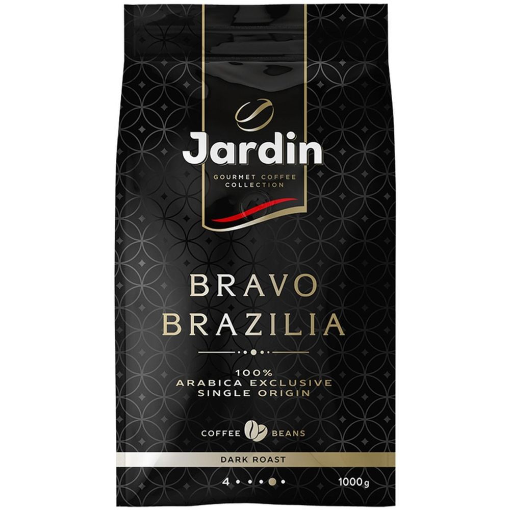 Кофе Jardin Bravo Brazilia в зернах, 1кг