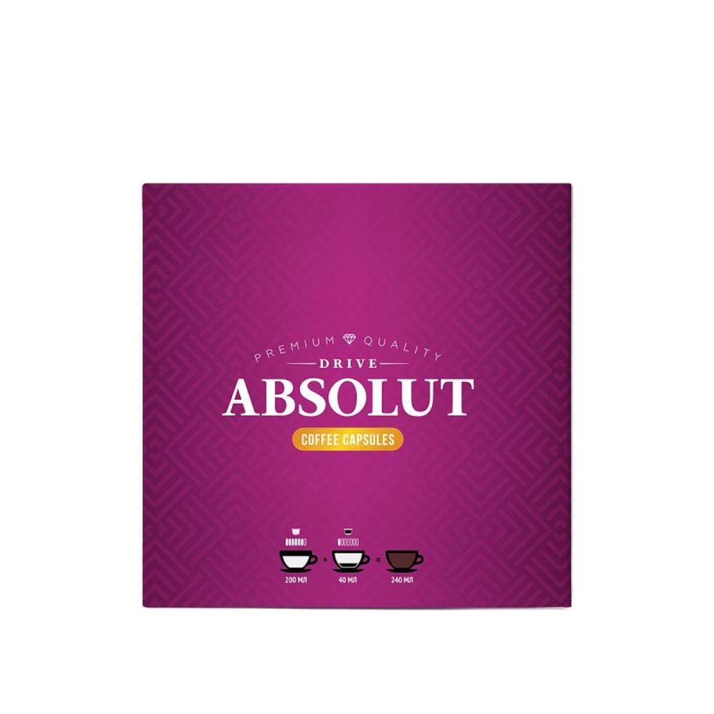 Кофе в капсулах Absolut Drive Cappuccino with milk  (DG), 16кап/уп