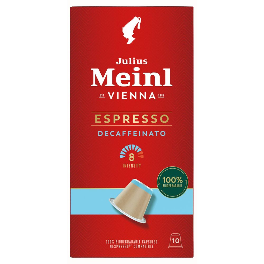 Кофе в капсулсулах Julius Meinl Эспрессо Декаф BIO,10 капсул