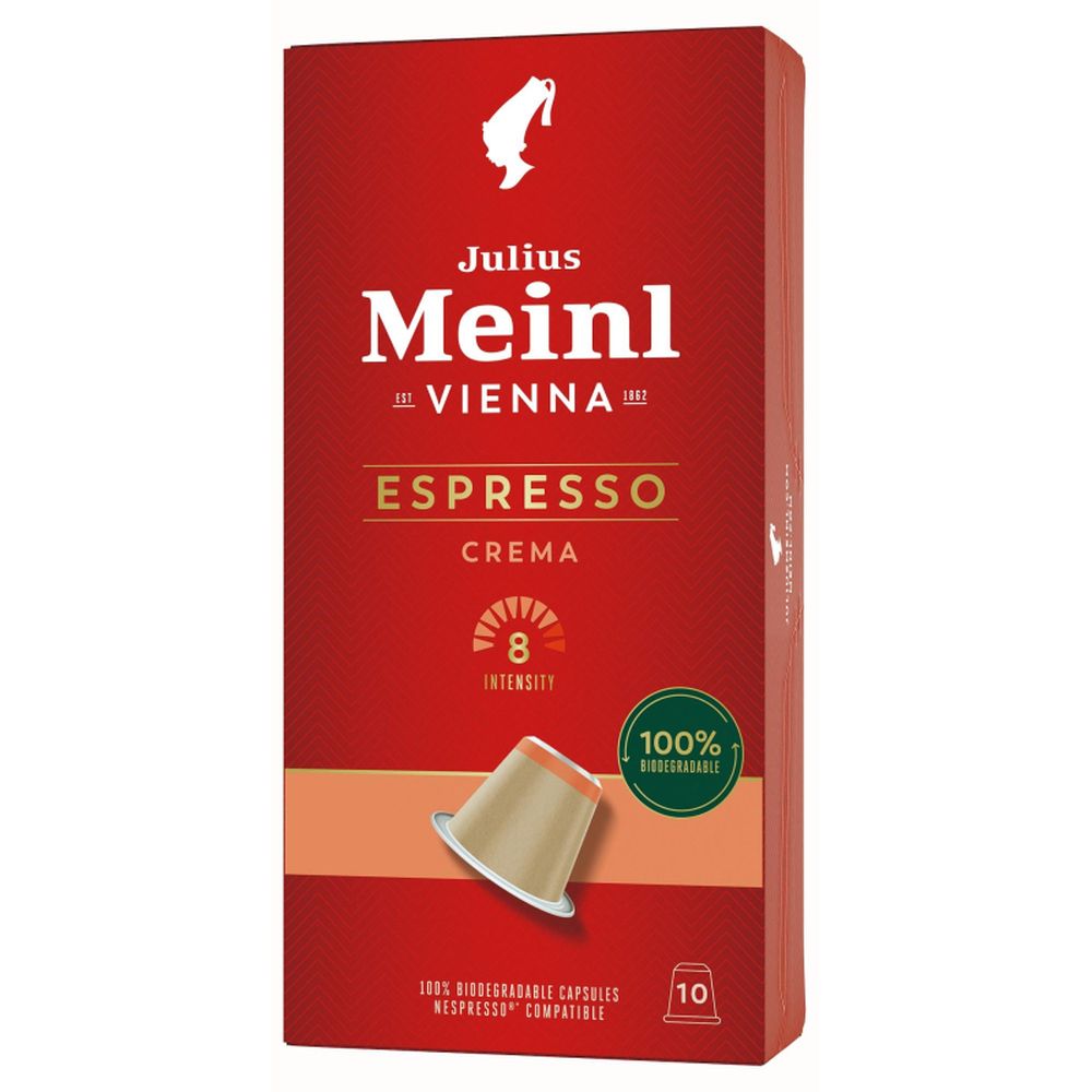 Кофе в капсулсулах Julius Meinl Эспрессо Крема BIO, 10 капсул