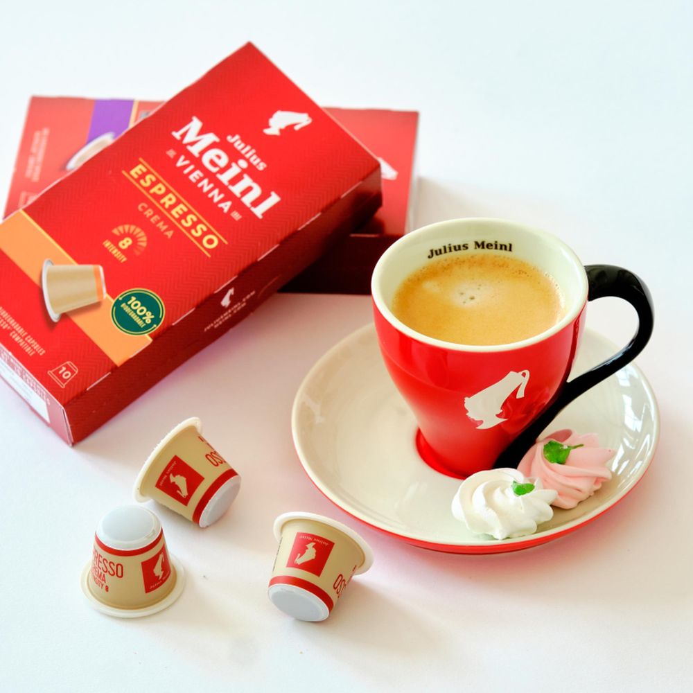 Кофе в капсулсулах Julius Meinl Эспрессо Крема BIO, 10 капсул