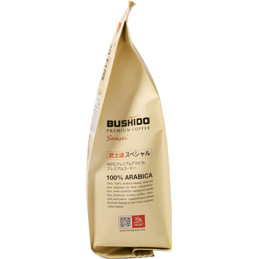 Кофе Bushido Sensei в зернах, 227г