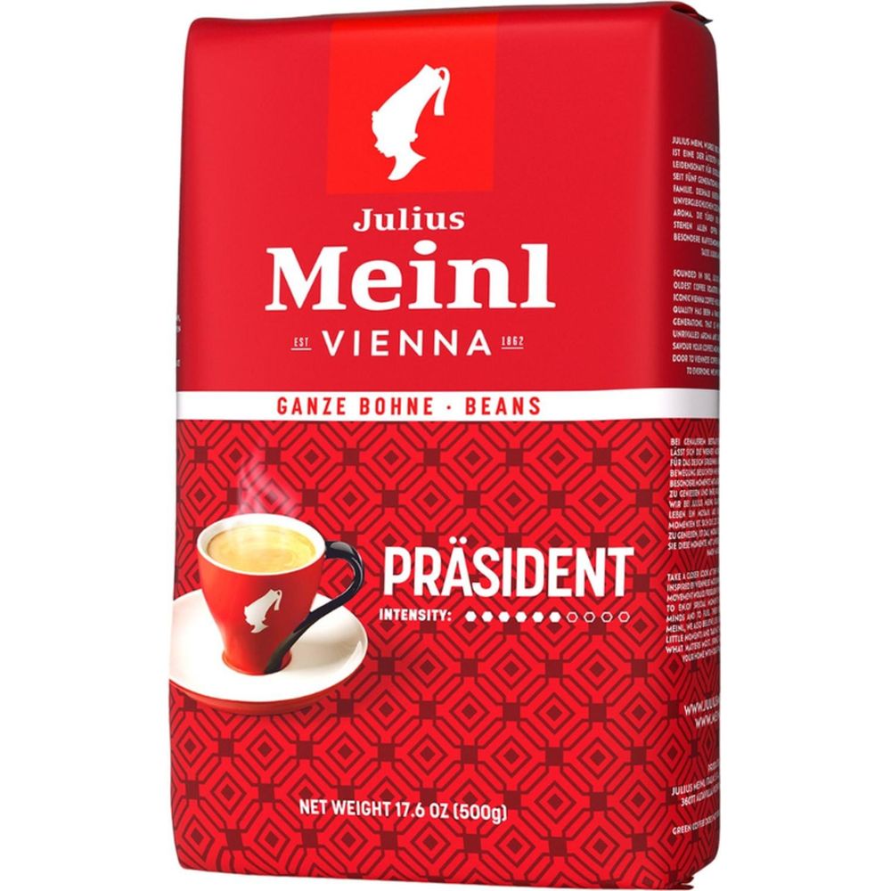 Кофе Julius Meinl Президент в зернах, 500 г