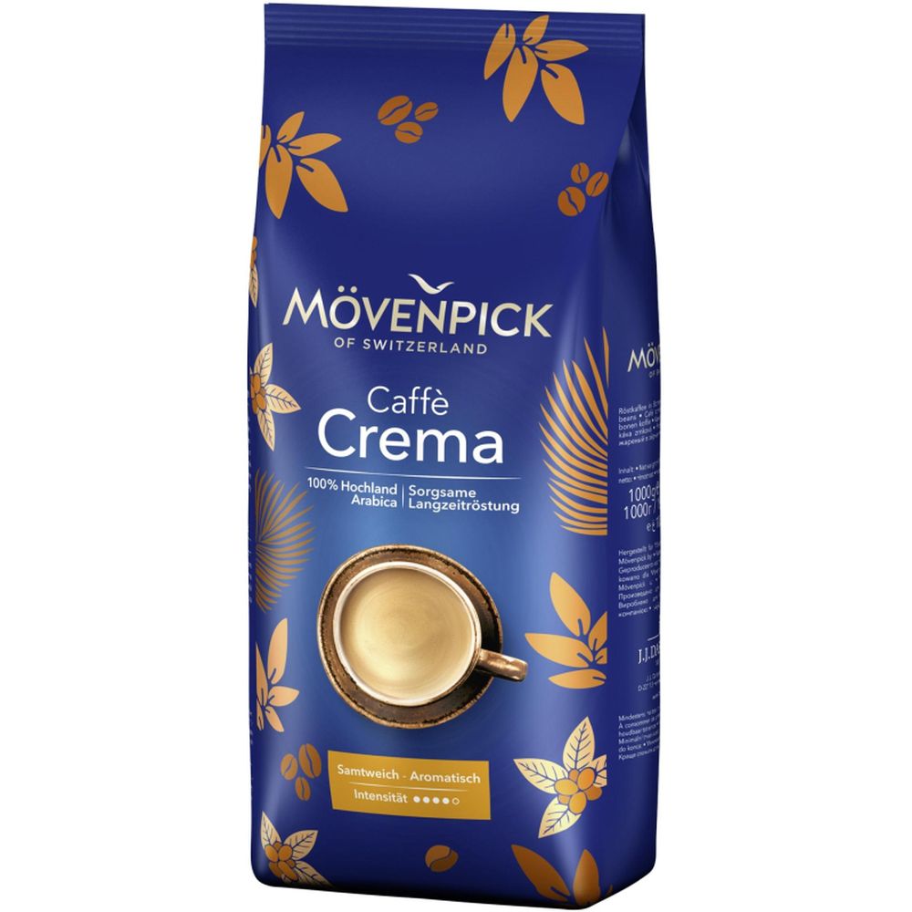 Кофе Movenpick Caffe Crema в зернах, 1 кг