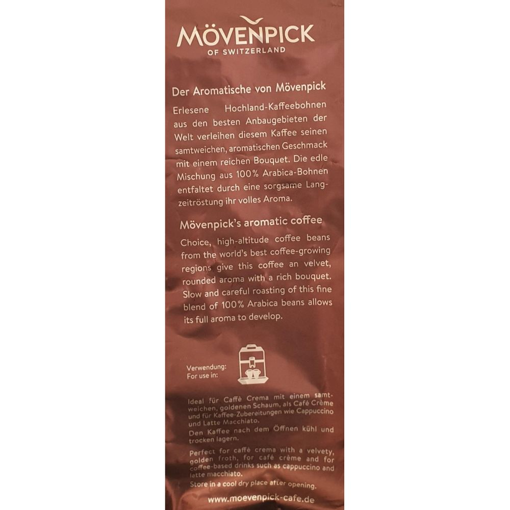 Кофе Movenpick Caffe Crema в зернах, 1 кг