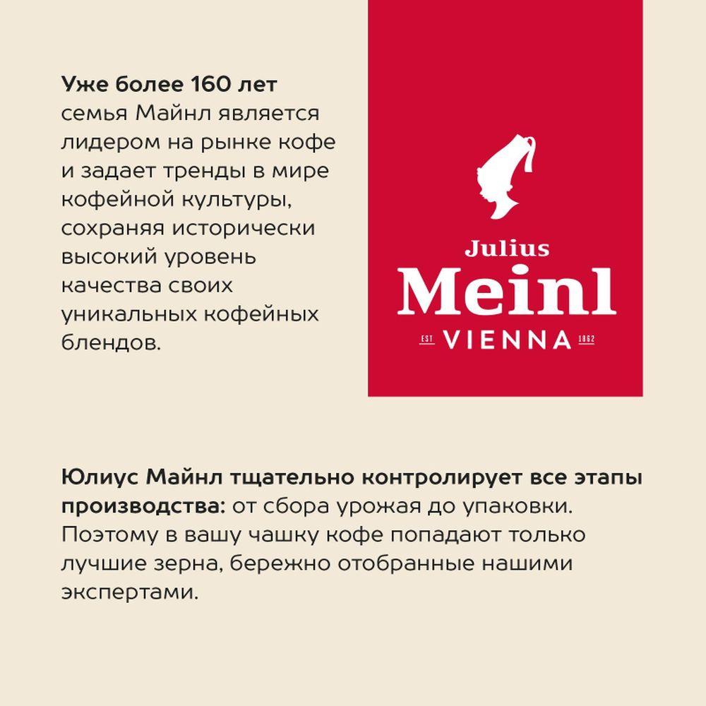 Кофе Julius Meinl Президент молотый, 500гр