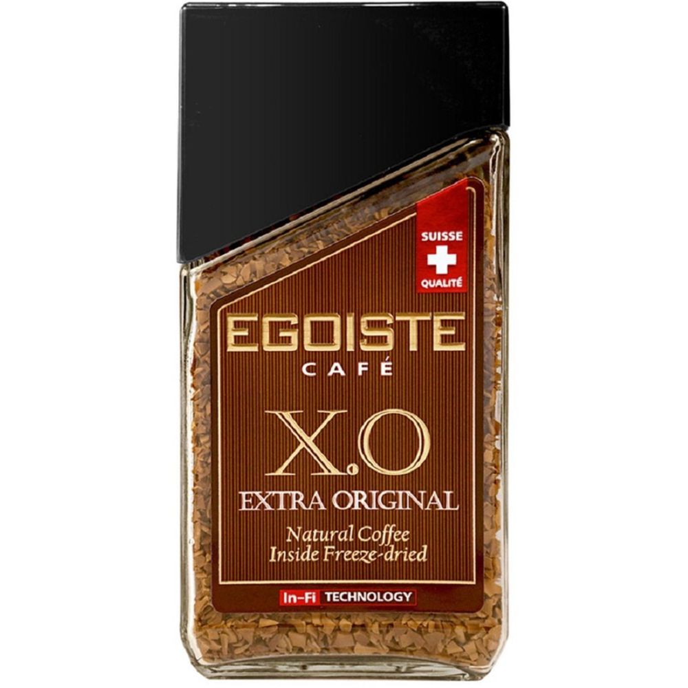 Кофе EGOISTE  X.O. Extra Original растворимый, 100г стекло