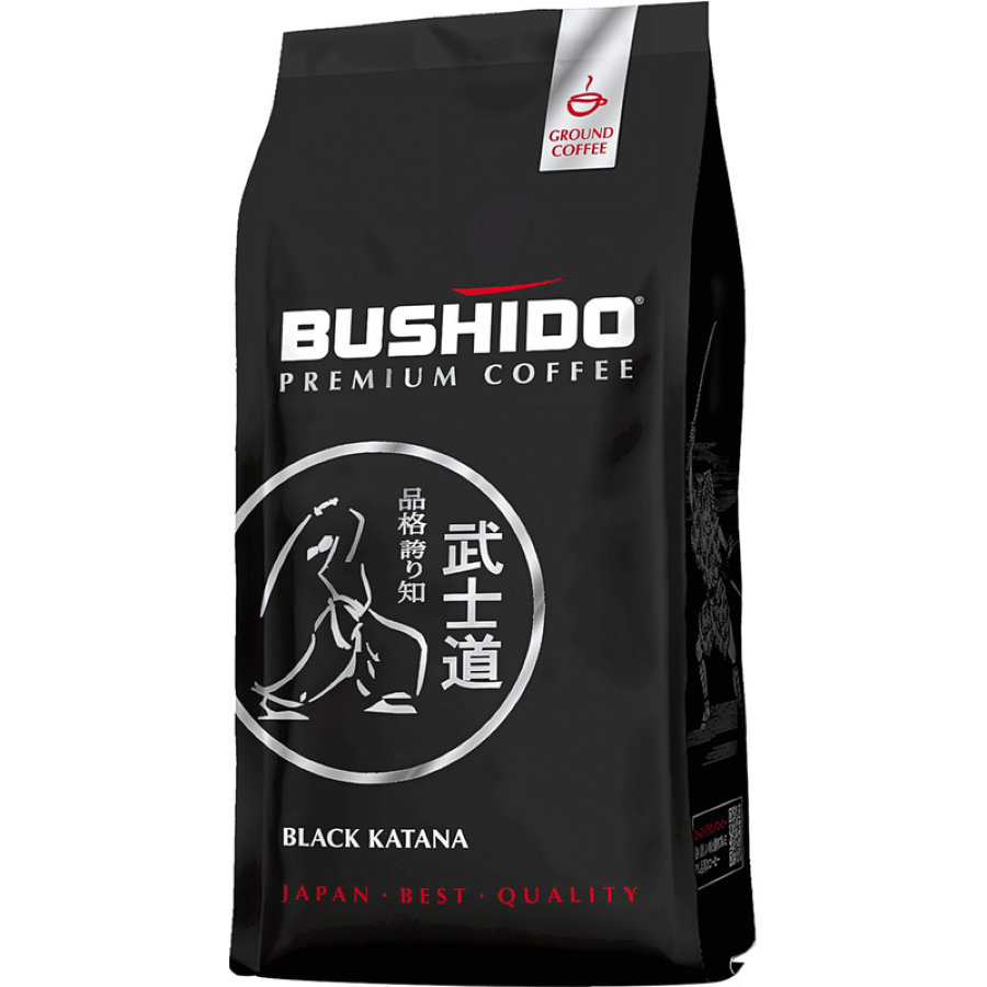 Кофе Bushido Black Katana молотый, 227г пакет