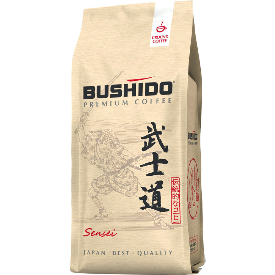Кофе Bushido Sensei молотый, 227г пакет