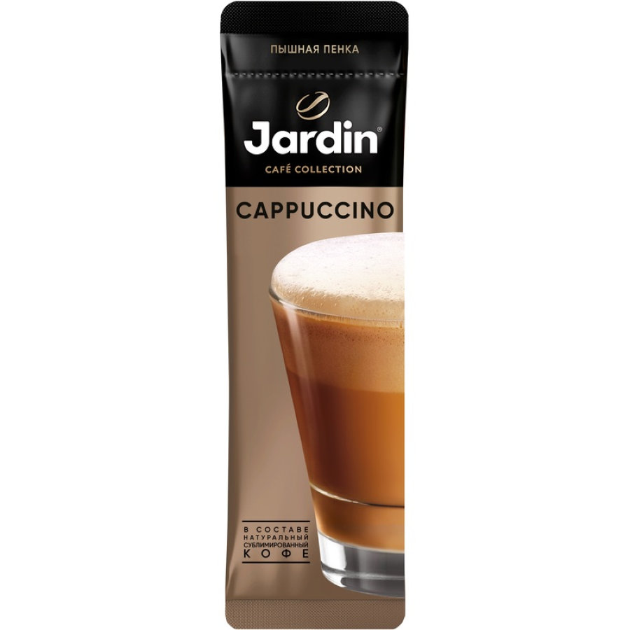 Кофе Jardin в стиках растворимый Капучино 3в1, 18гх8шт 1690-10