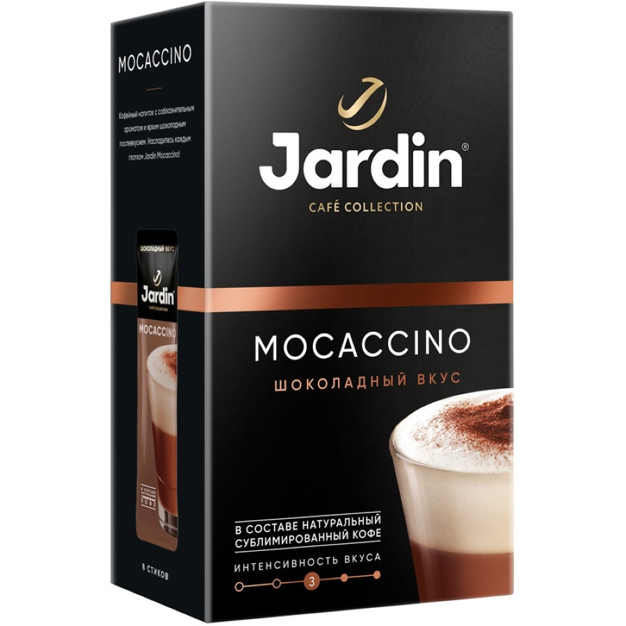 Кофе Jardin в стиках растворимый Мокачино 3в1, 18гх8шт 1692-10