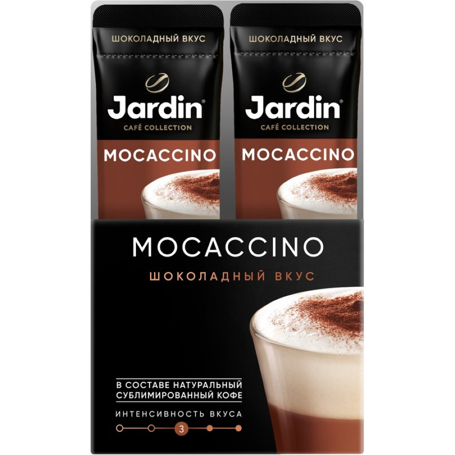 Кофе Jardin в стиках растворимый Мокачино 3в1, 18гх8шт 1692-10