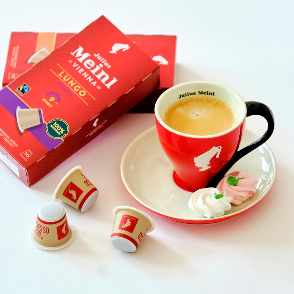 Кофе в капсулах Julius Meinl Lungo Forte, 10кап/уп