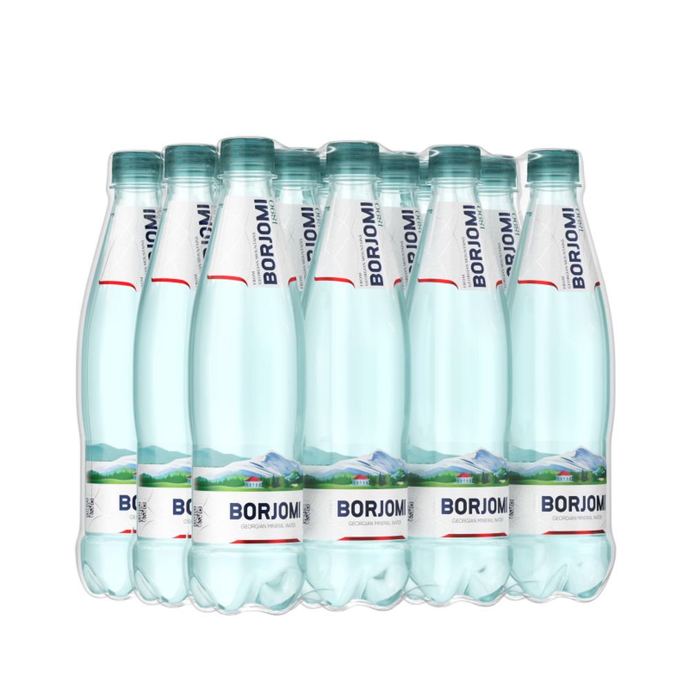 Вода минеральная Боржоми 0,5 л газированная пэт.