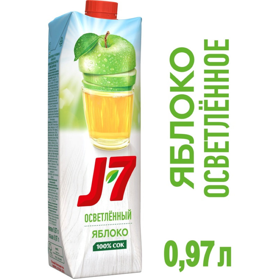Сок J7 яблоко зеленое 0,97л