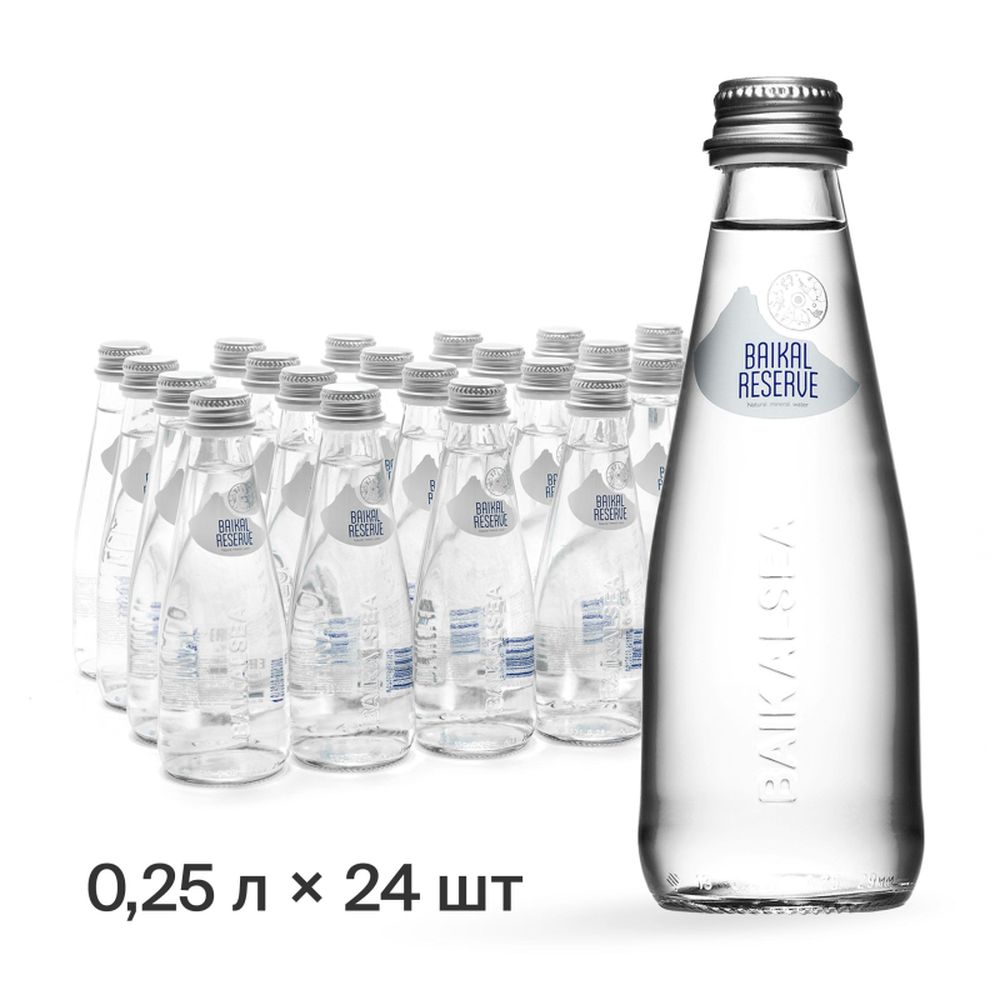 Вода минеральная Байкал Резерв / Baikal Reserve газированная Ст. 0.25 л