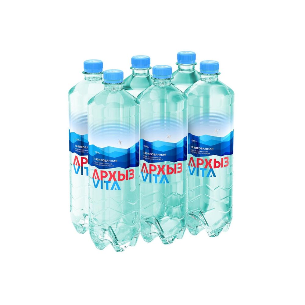 Вода минеральная Вода Архыз мин. газированная 1,5 л.