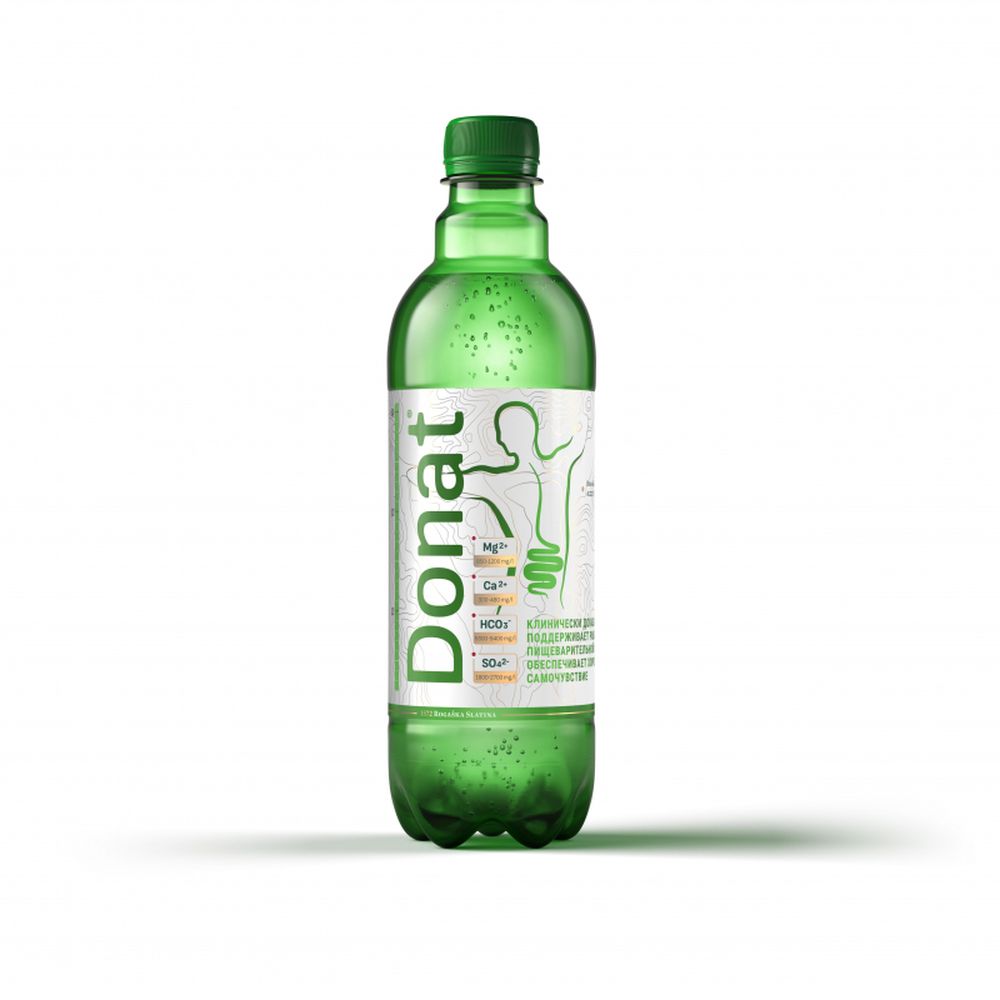 Вода минеральная лечебная Donat Mg газ 0,5л