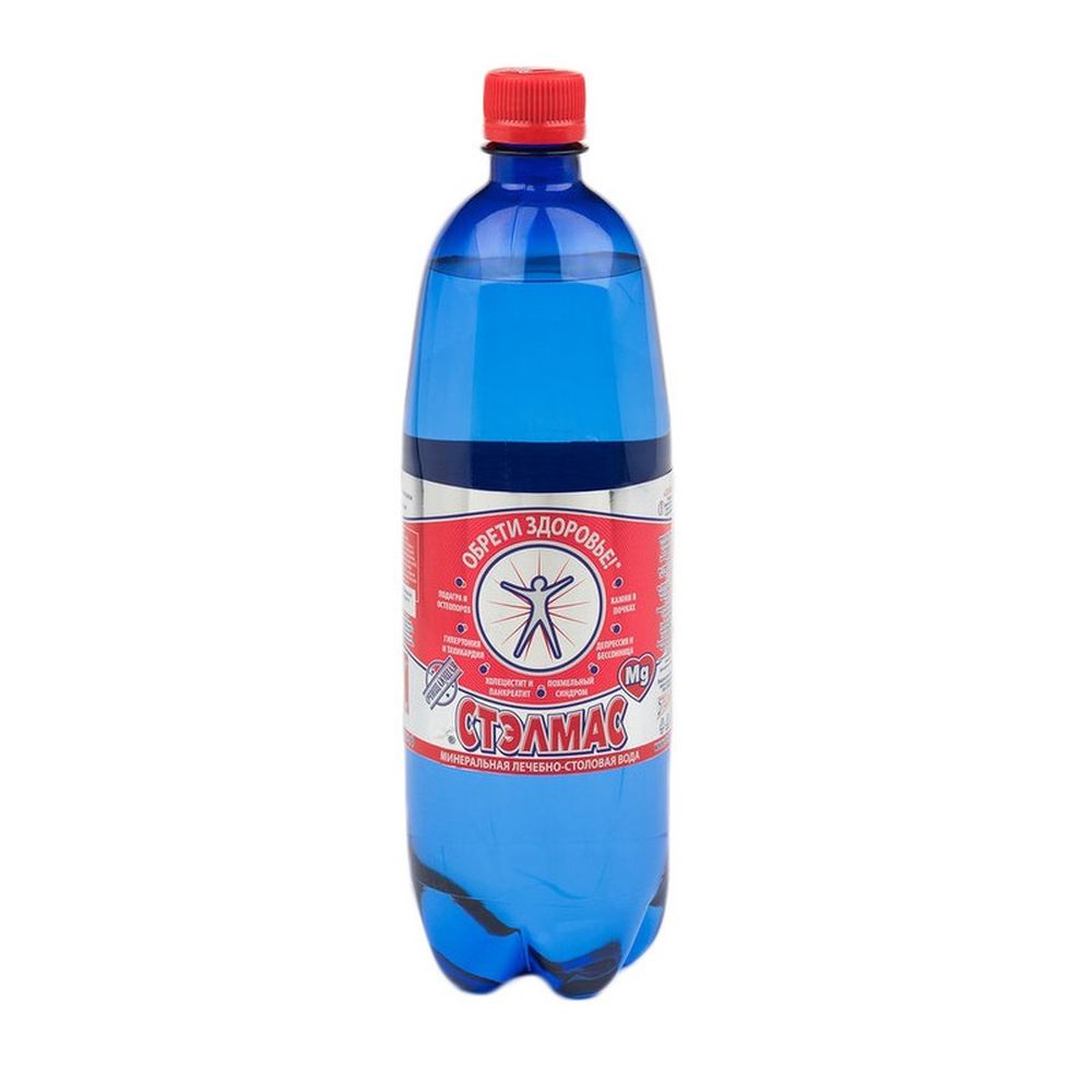 Вода минеральная лечебная Стэлмас Mg+ газ 1л