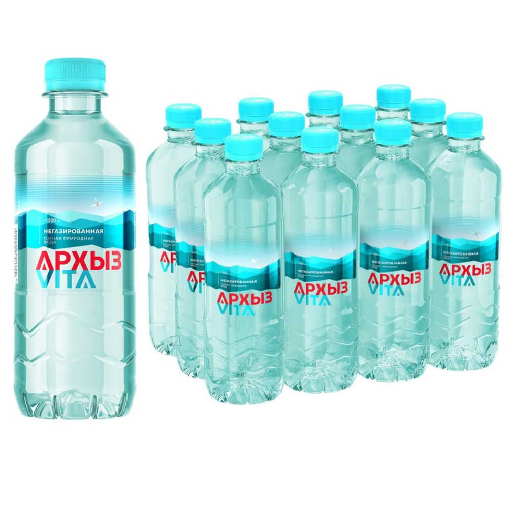Вода минеральная Архыз мин. без газа 0,33 л.